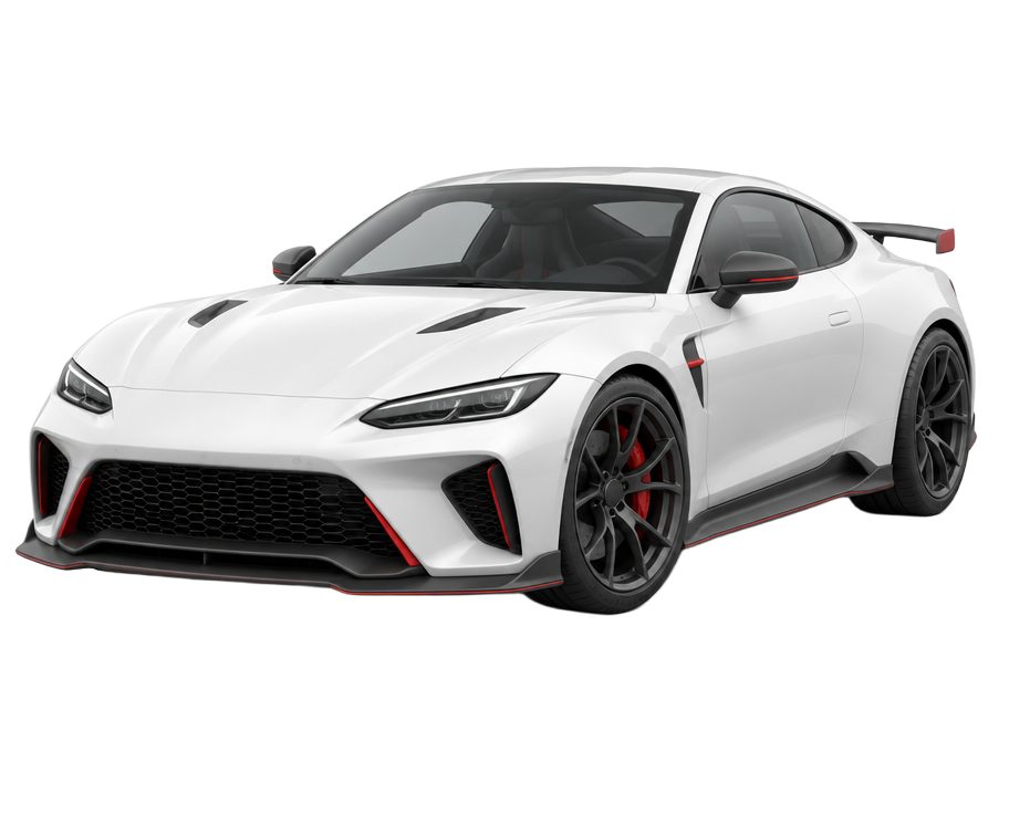 Illustration of a sports car
